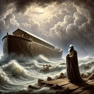 6. Noah var seks hundre år gammel da vannflommen kom over jorden.